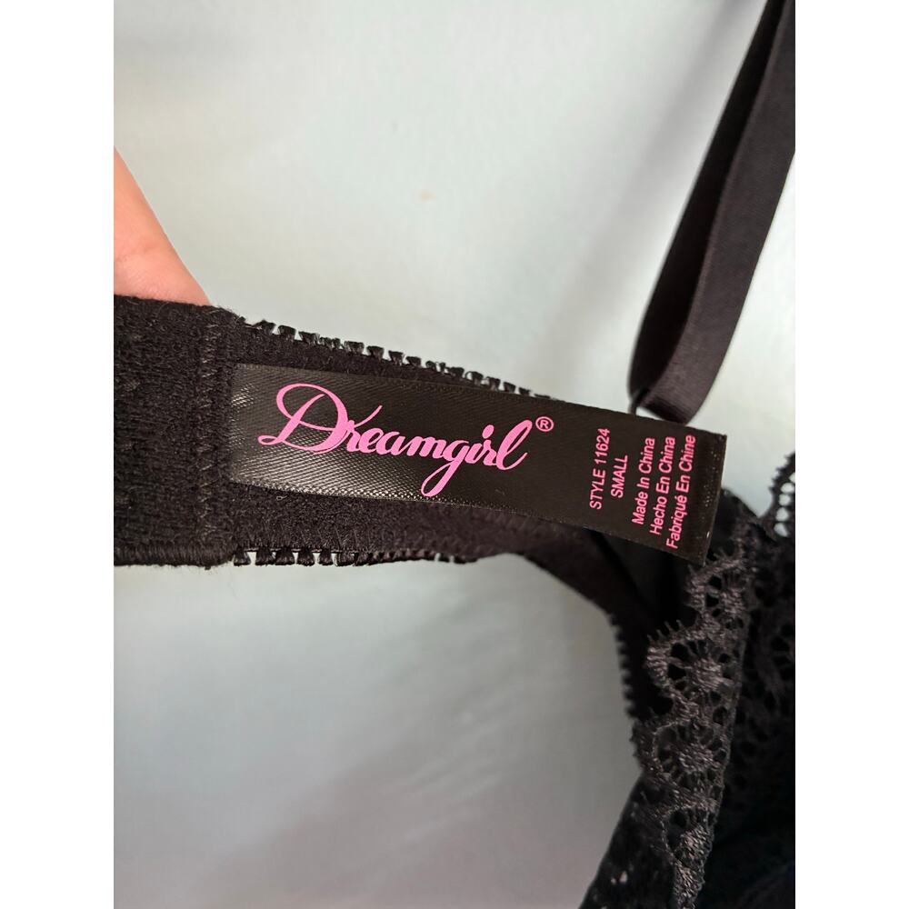 Lace Bra Black Small NWT Dreamgirl - Picture 7 of 10